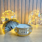 Christmas Bauble Gold Cinnamon & Apple