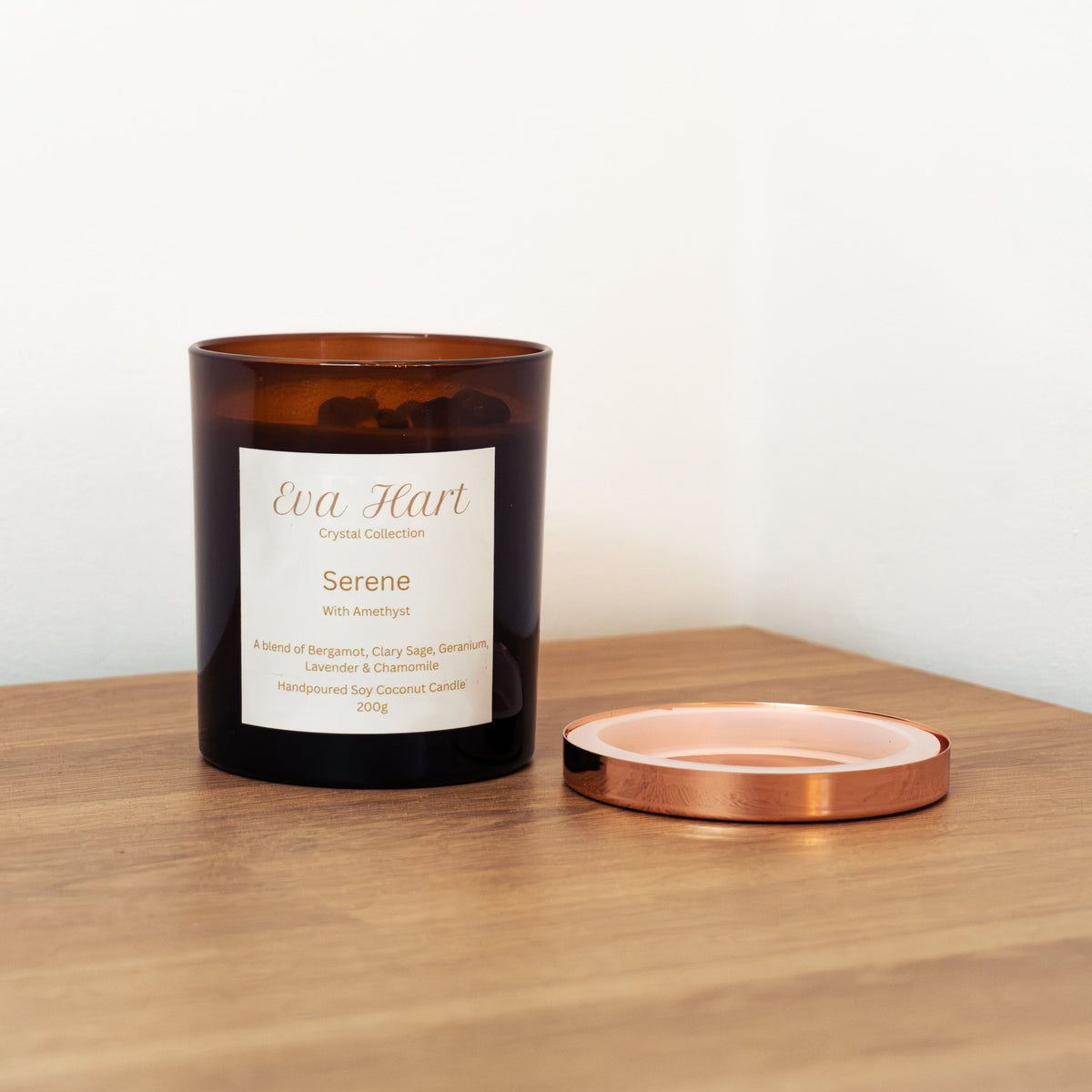 Serene Crystal Candle